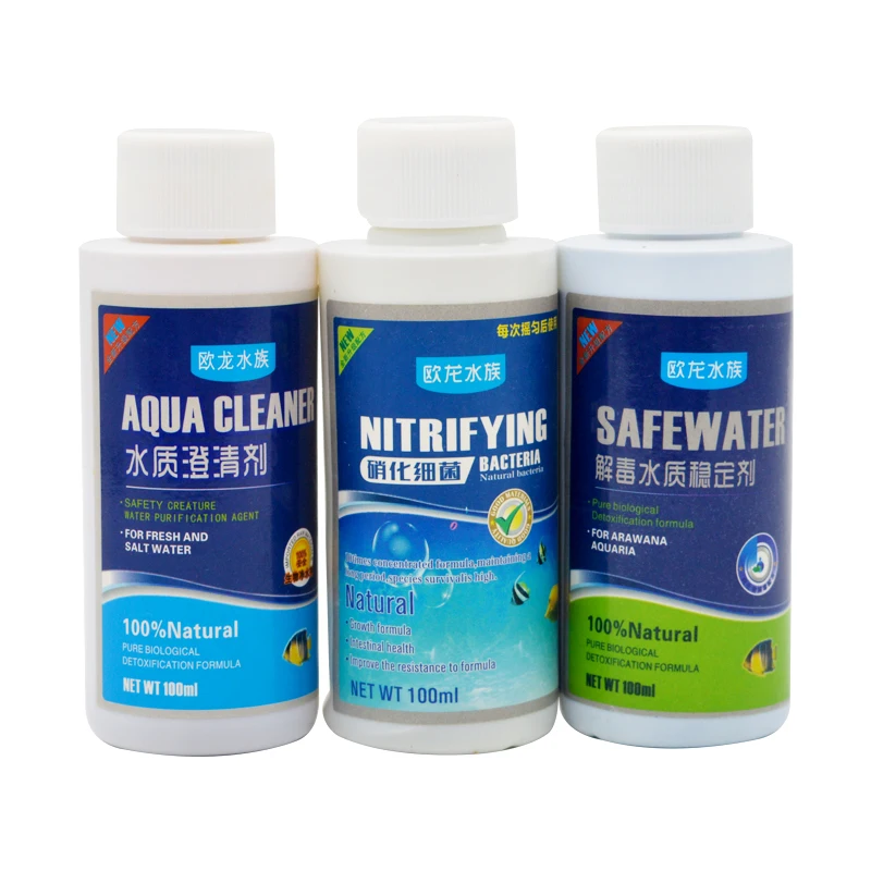 

Инструмент для очистки аквариумных нитрифицирующих бактерий, стабилизатор для очистки воды в аквариуме, дезинфекция, обработка воды 100 мл
