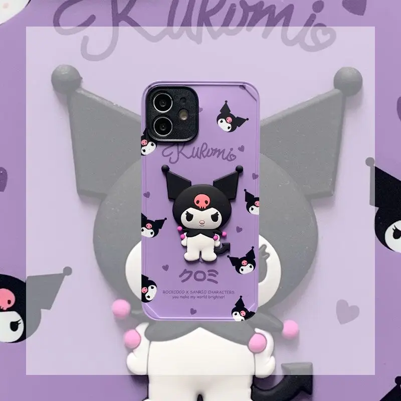 

Cartoon Cute Kuromi Mobile Phone Case For Iphone 13 12 11 Pro Max XS X XR Huawei P40 Mate40 Mate30 Pro