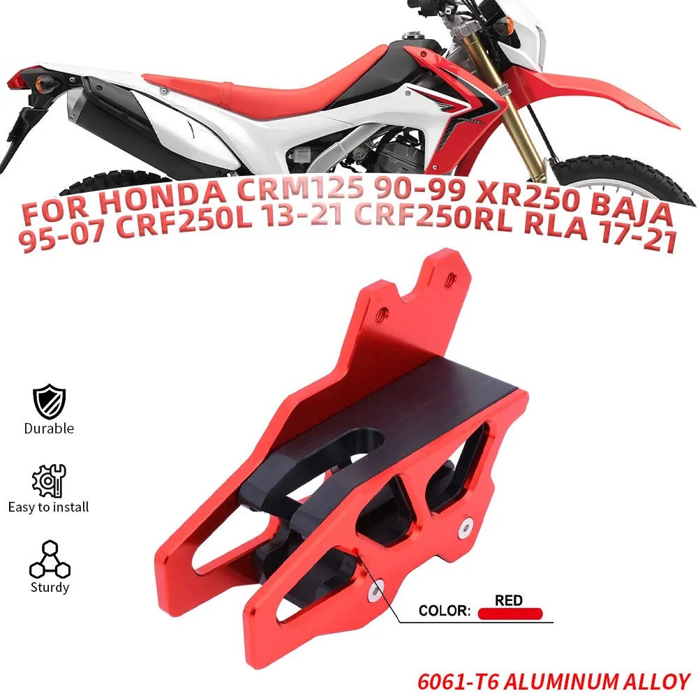 

Защитная направляющая цепи для мотоцикла HONDA CRM125 90-99 XR250 BAJA 95-07 CRF250L 13-21 CRF250RL RLA 17-21