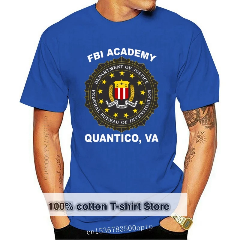 

FBI States Department Justice Printed T-Shirt