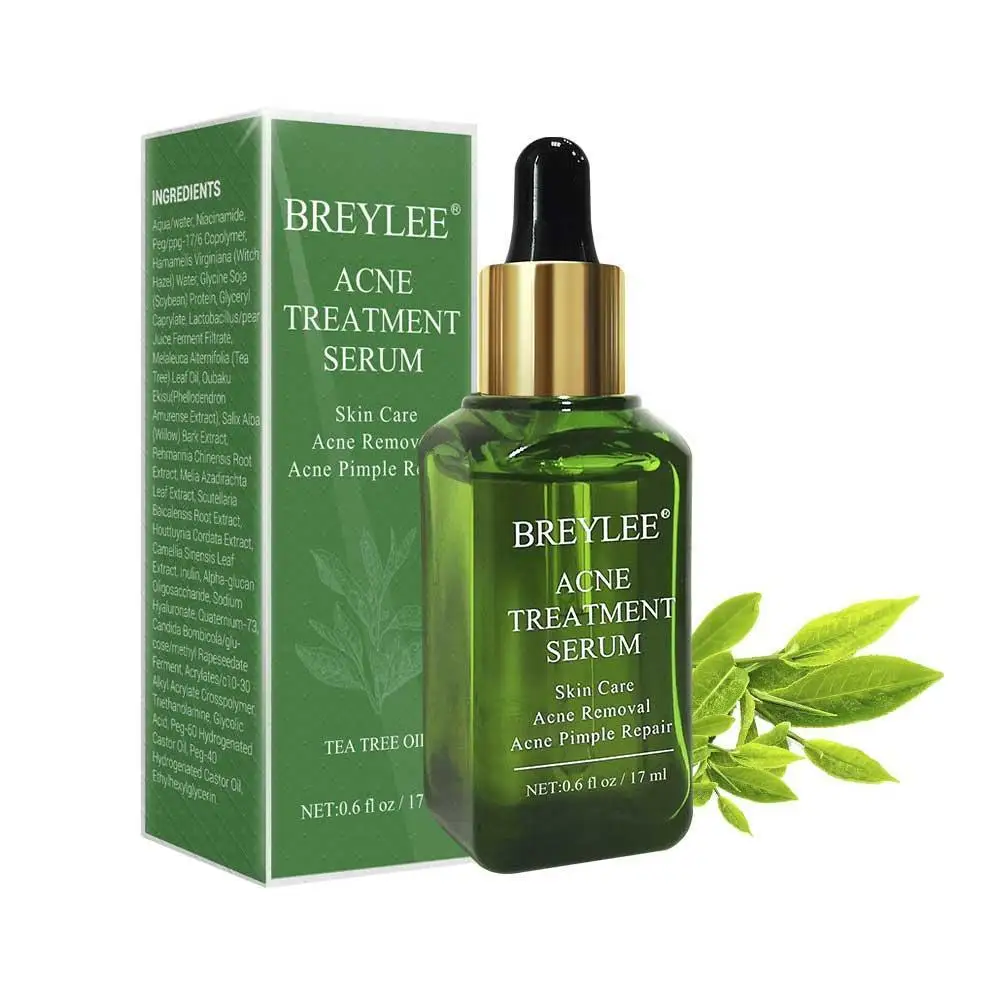 

17ml Tea Extract Acne Treatment Serum Acne Essence Acne Care Whiteheads Skin Shrink Pores Blackheads K1N6