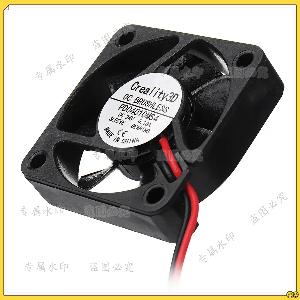 Фото Ender-3 DC24V Бесщеточный вентилятор для материнской платы 4010 Кулер Маленький охлаждающий вентилятор для деталей принтера Creality 3D Ender-5 Ender-3/pro/Ender-3 V2 №1
