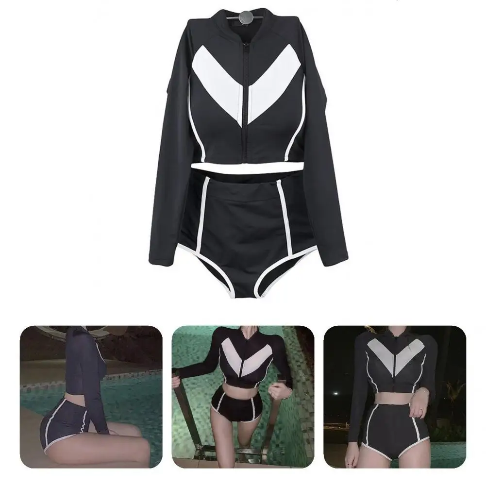 

Three Size 2Pcs/Set Fashion Geometric Design Women Bikini Adult Bikini Set Padded for Summer