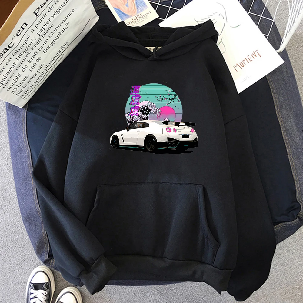 Initial D Hoodies Legend Car Print Sweatshirt Men Women Hoodie Streetwear Hip Hop Tops Anime Japanese Long Sleeve Hooded Clothes