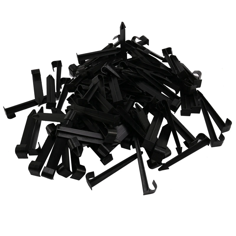 

1000Pcs Dn16 Tube Pipe Hose Holders C Type Ground Stakes For Pe Tubing Drip Irrigation Fittings Brackets Garden Water