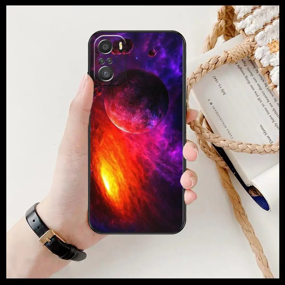 Чехол для телефона cosmic galaxy xiaomi redmi 11 Lite pro Ultra 10 9 8 MIX 4 FOLD 10T Черный силиконовый чехол