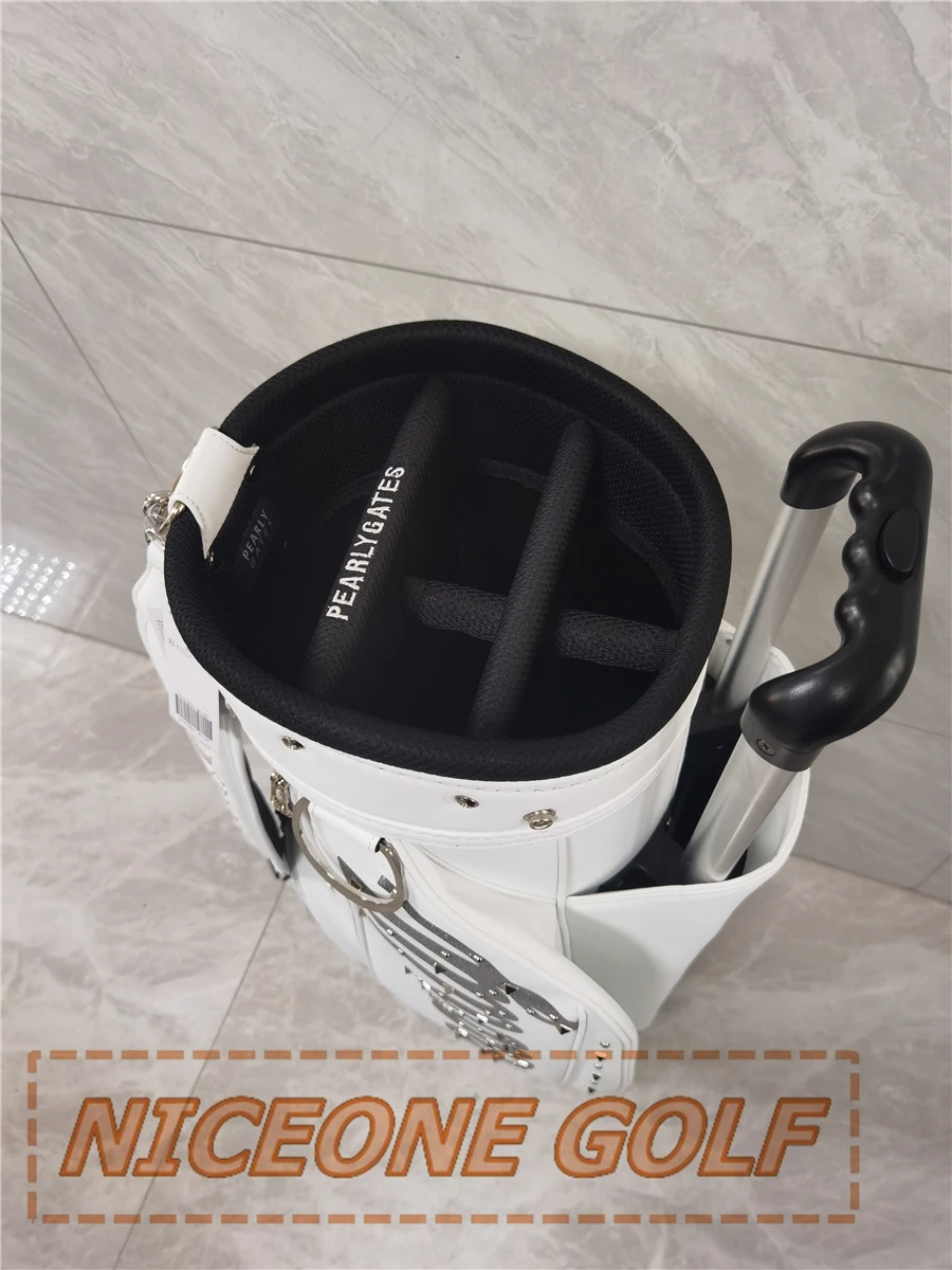 PAERLYGATES GOLF Bag Two-color PU waterproof pull rod bag Bright color men's and women's GOLF products outdoor