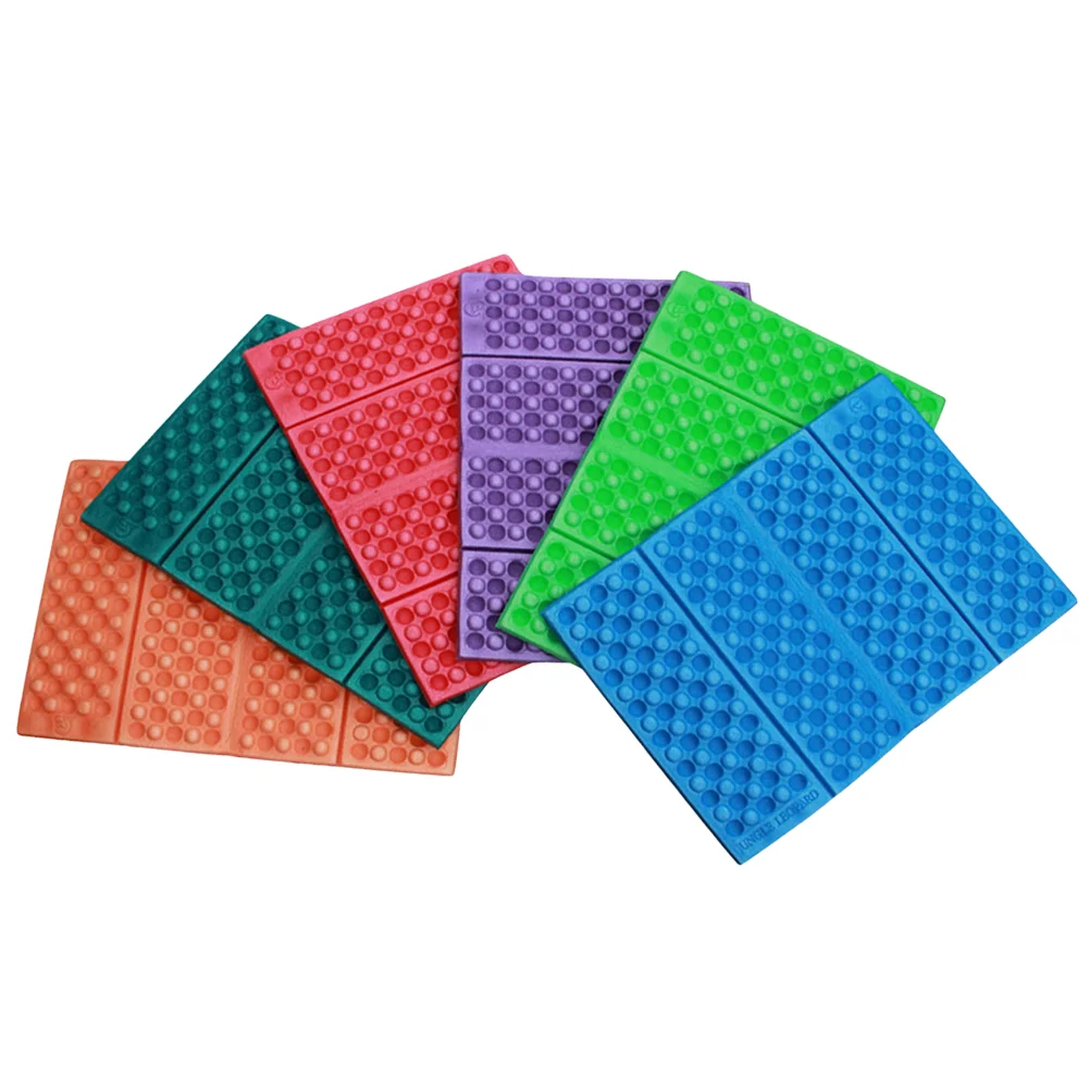 

5 Pcs Picnic Pads Waterproof Honey Comb Pattern Ultra-light Beach Pads Camping Mats for Travel Outdoor Party Backyard Play