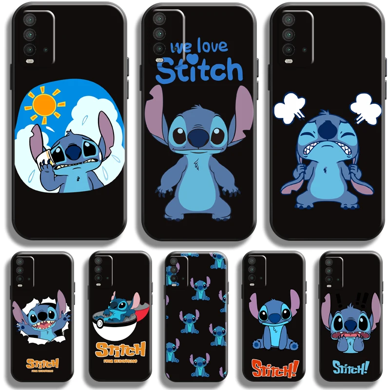 

Cute Cartoon Lilo Stitch For Xiaomi Redmi Note 10 10S 10T 9 9S 9T 5G Redmi 10 9 9T 9A 9C Phone Case Carcasa Funda Back Coque