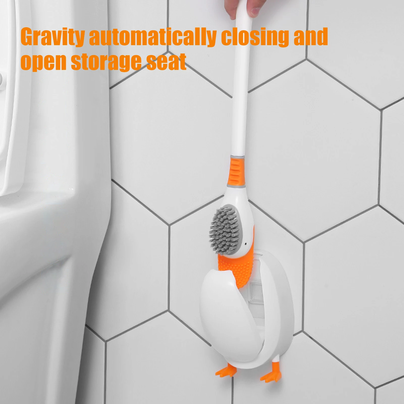 Щетка для унитаза в ванную комнату креативная щетка с основанием настенная