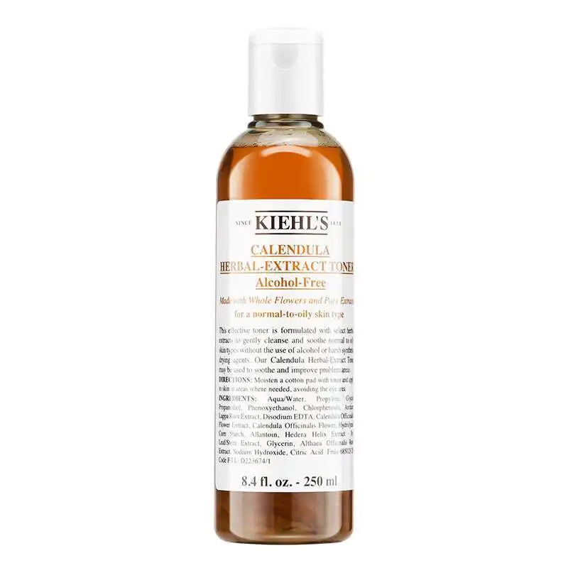 

250ml Kiehl's Calendula Herbal Extract Toner Oil Control Acne Removal Face Toner Soothing Skin Shrinking Pores Skin Care Product