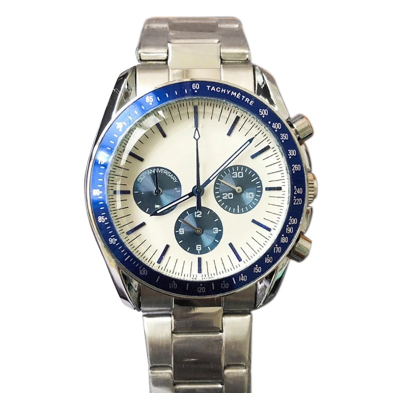 

Men's Watch Top Brand Luxury Quartz Watch Multifunctional luminous Chronograph Men Fashion Six-Needle 3-Lap Leisure Watch 2022