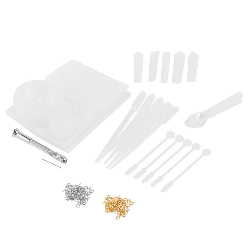 

127 Pcs Of DIY Bracelet Pendant Epoxy Mold Set Bangle Pendant Silicone Mold For Epoxy Resin, Jewelry Bracelet Craft Pendant Mold