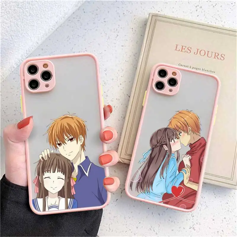 

Fruits Basket anime Phone Case matte transparent For iphone 11 12 13 7 8 plus mini x xs xr pro max cover