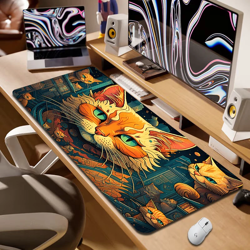 Новинка 2023, игровой коврик для мыши, компьютерный рандомный коврик для мыши, геймерский коврик для мыши, большой размер XXL, коврики для клавиатуры, Настольный коврик x мм
