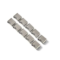 10pcslot 6 pin smt socket connector micro usb type c 3 1 female placement smd dip for pcb design diy high current charging