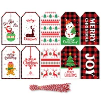 great bright color sufficient quantity xmas kraft paper cards gift label tags christmas gift tags gift hanging cards 1 set