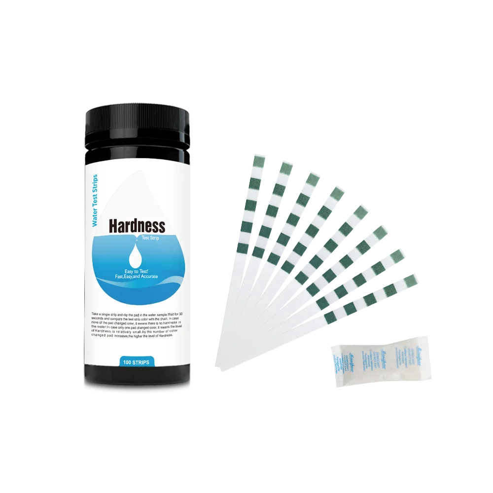 Тест-полоски Твердые стандартной твердости воды 100 тест-полосок быстрый и точный