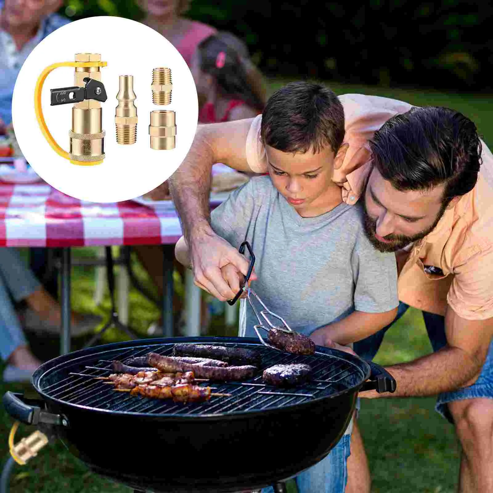 

1 Set Of Propane Connector Propane Adapters Propane Hose Connector Fitting for Home