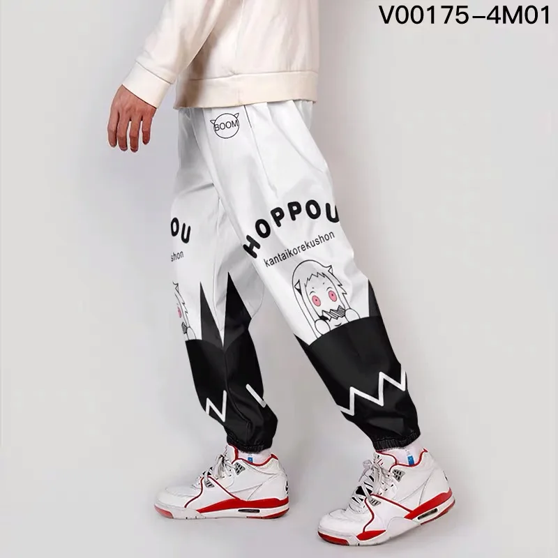 

Новинка 2022 от Kantai Collection Hoppou тренировочные штаны с 3D принтом Мужская Уличная одежда панк хип-хоп эластичные брюки для мальчиков