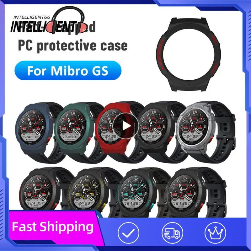 

For Mibro Gs Smartwatch Protector Case Half Wrap Watch Case Pc Watch Frame Hard Cover Protective Shell Case