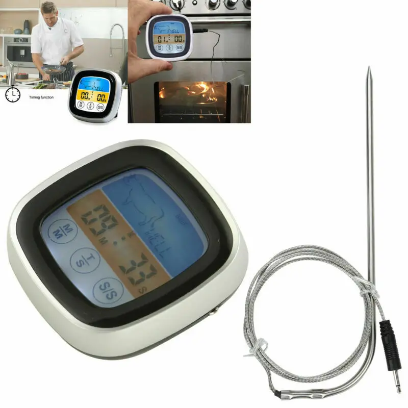

Kitchen Digital BBQ Food Thermometer Meat Cake Candy Fry Grill Dinning Household Cooking Thermometer Gauge Oven Thermometer Tool