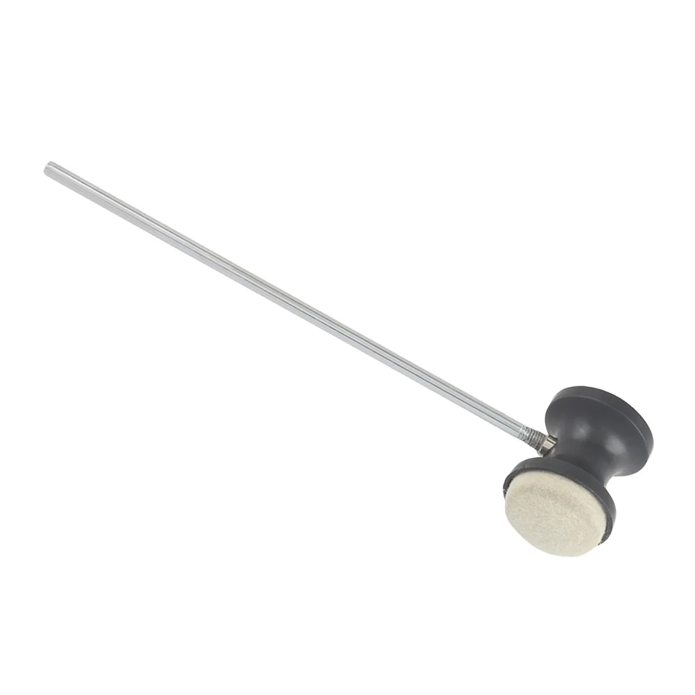 

Stainless Steel Handle Felt Lightweight Bass Drum Pedal Beater Percussion Instrument Accessories