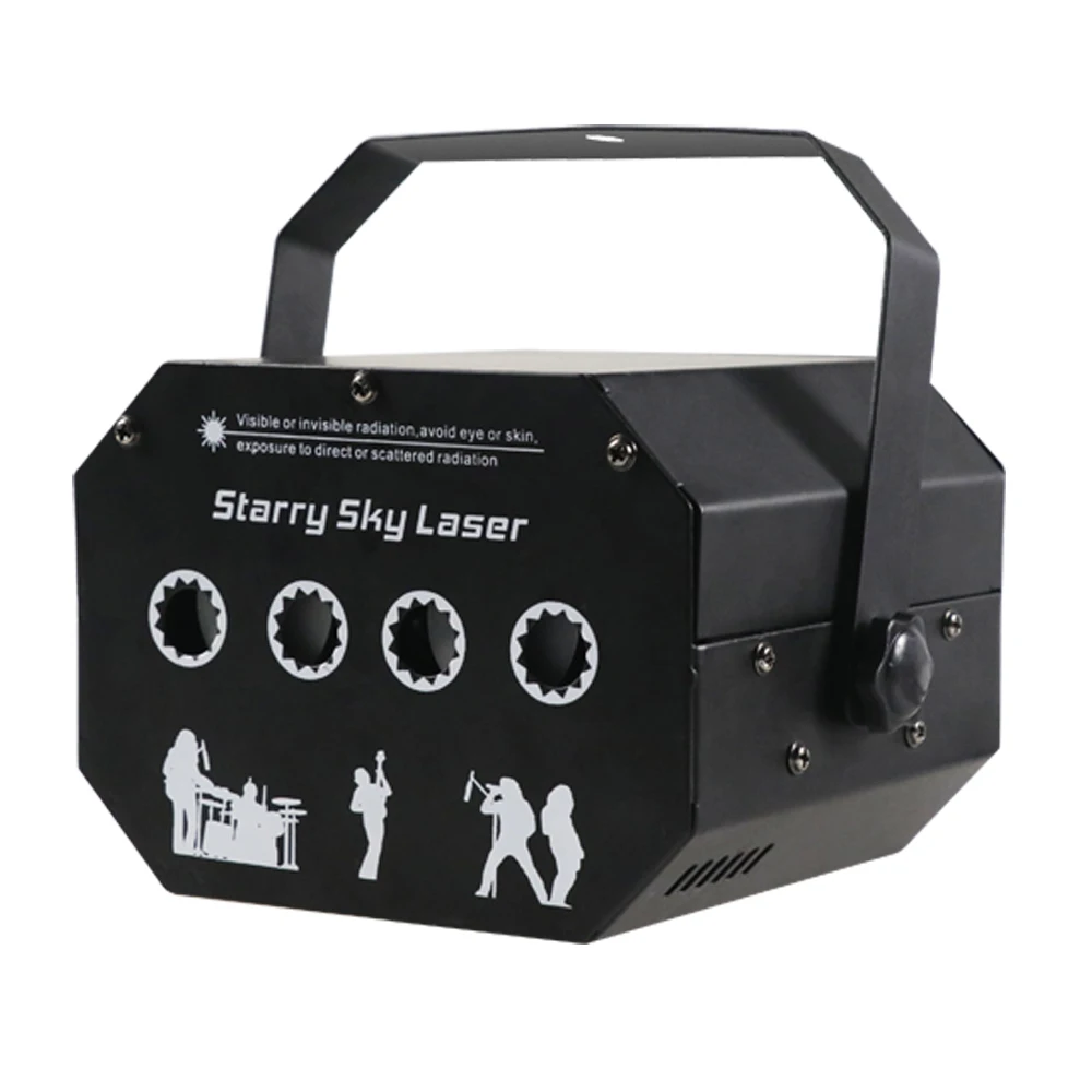2021 new product Four hole star pattern animated laser light laser show
