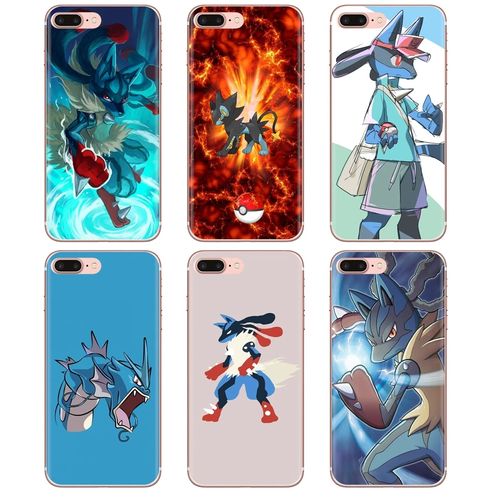 

For iPod Touch iPhone 10 11 12 Pro 4S 5S SE 5C 6 6S 7 8 X XR XS Plus Max 2020 Cute Mega Lucario Mobile Phone Case