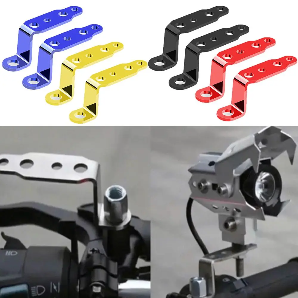 

Motorcycle Rearview Mirror Modified Headlight Bracket Multi-functional LED Spotlight Electric Car Accessories Extension Brackets