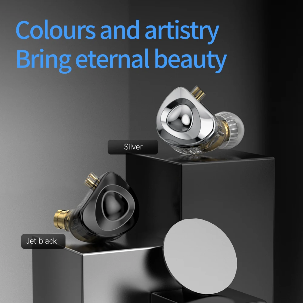 Внутриканальные наушники TRN MT4 2DD высокопроизводительные двухдинамические Hi-Fi