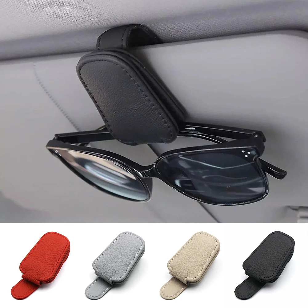 

Car Glasses Holder Glasses Storage Clip Hot Sale Car Interior Sunglasses Visor Clips Car Organizer 10*3.5cm Holder Accessories