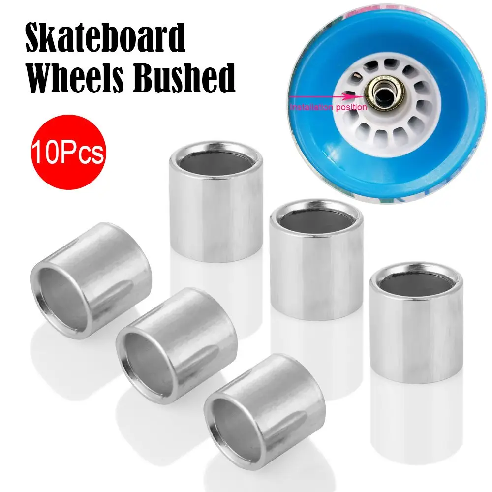 8.5mm/11mm Scooter Accessories Skating Spacers Bushing Skateboard Wheels Parts Wheel Replacement Bushed Bearing Spacer