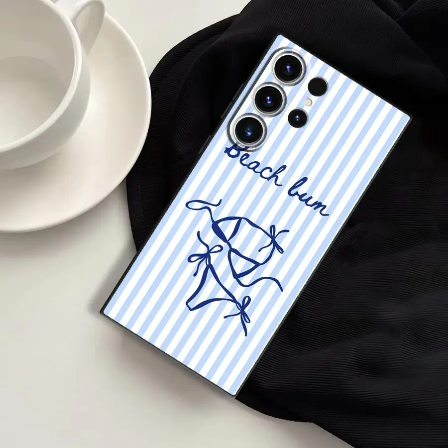 Фото Чехол для Samsung Galaxy S26 Ultra S21 FE S20 Ultra S24 S23 Note 20 8 9 10 S25 Plus S10 S9, летний чехол-накладка с дизайном в стиле купальника №2