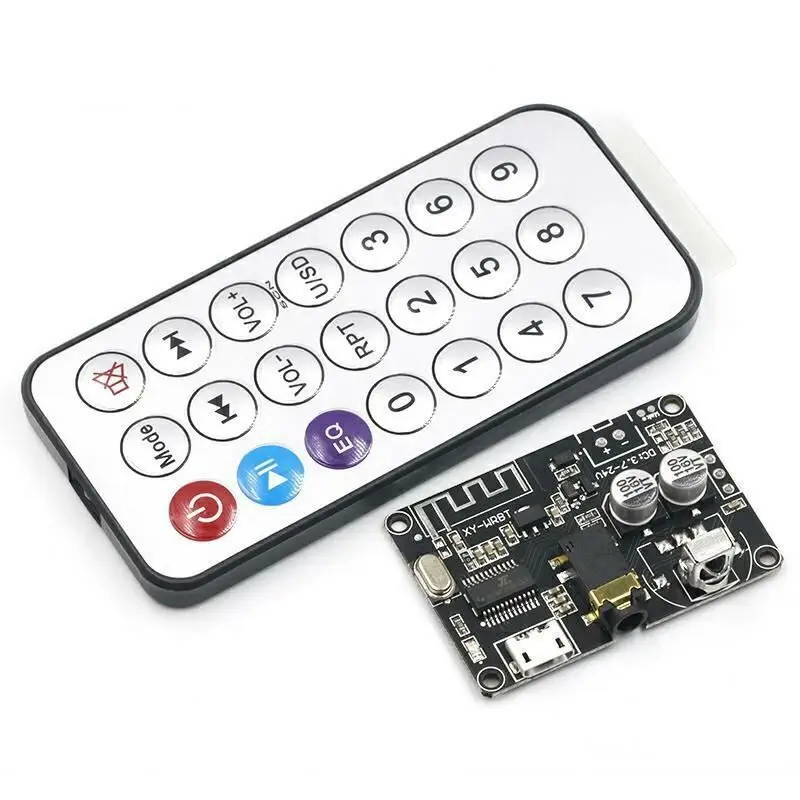 

Remote + mp3 Bluetooth 5.0 Audio Receiver Modul Board Wireless Stereo Music