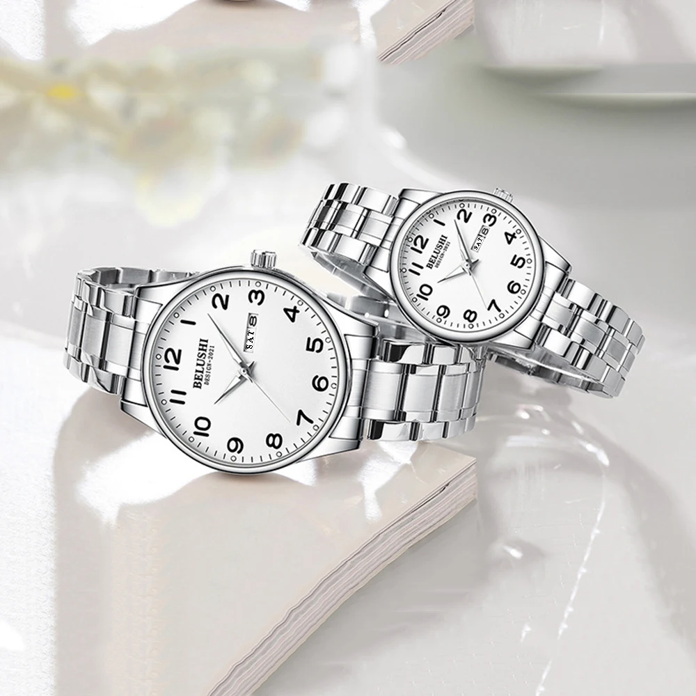 BELUSHI брендовые новые кварцевые наручные часы высшего качества для мужчин и