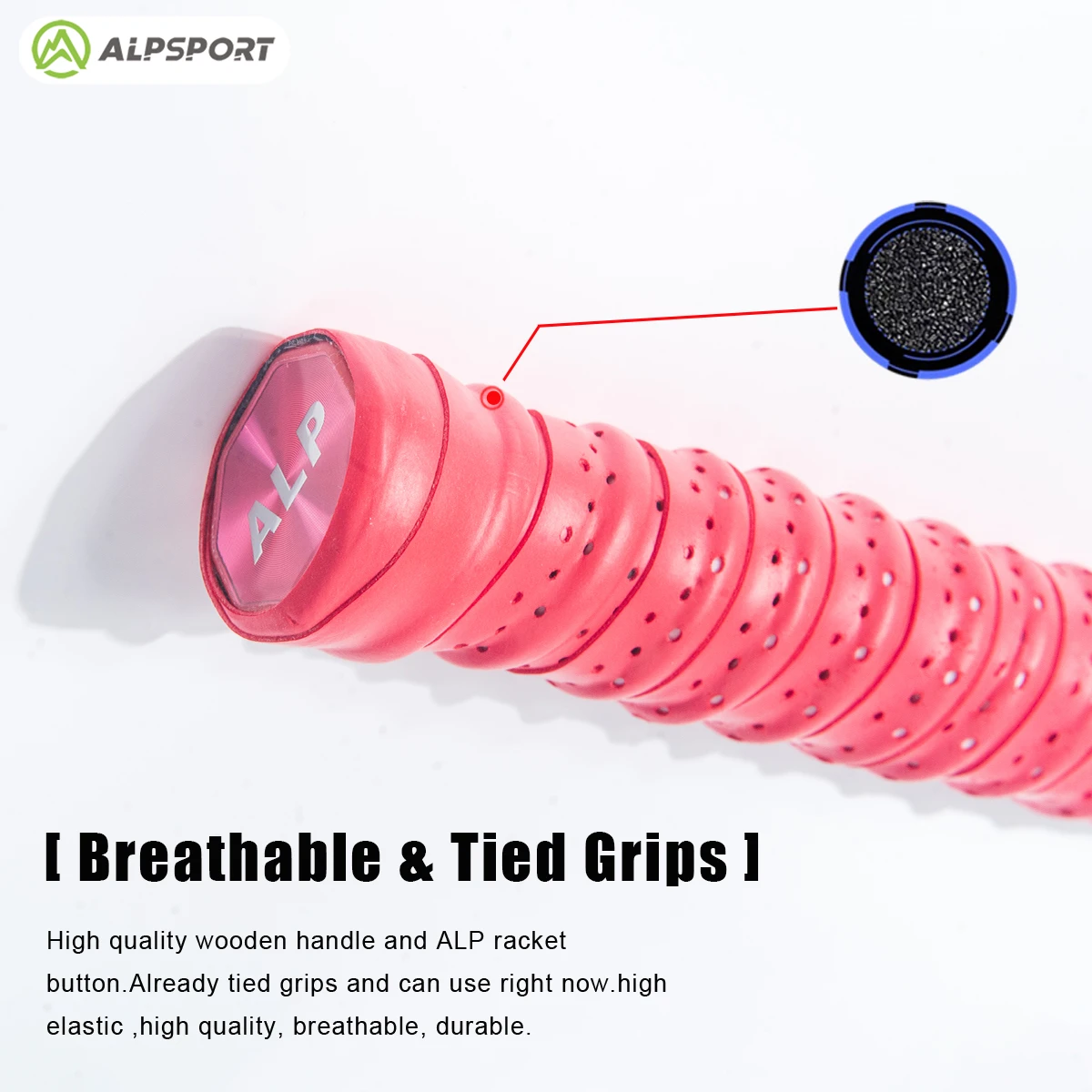 Alpsport ZY 4U Эластичный и прочный Легальные и оригинальные Ракетки для бадминтона Максимальный вес 38 фунтов (Включая сумку и струны) Профессиональная ракетка для бадминтона из углеродного волокна + титан (art.: 3920c450da484) - 3920c450da484