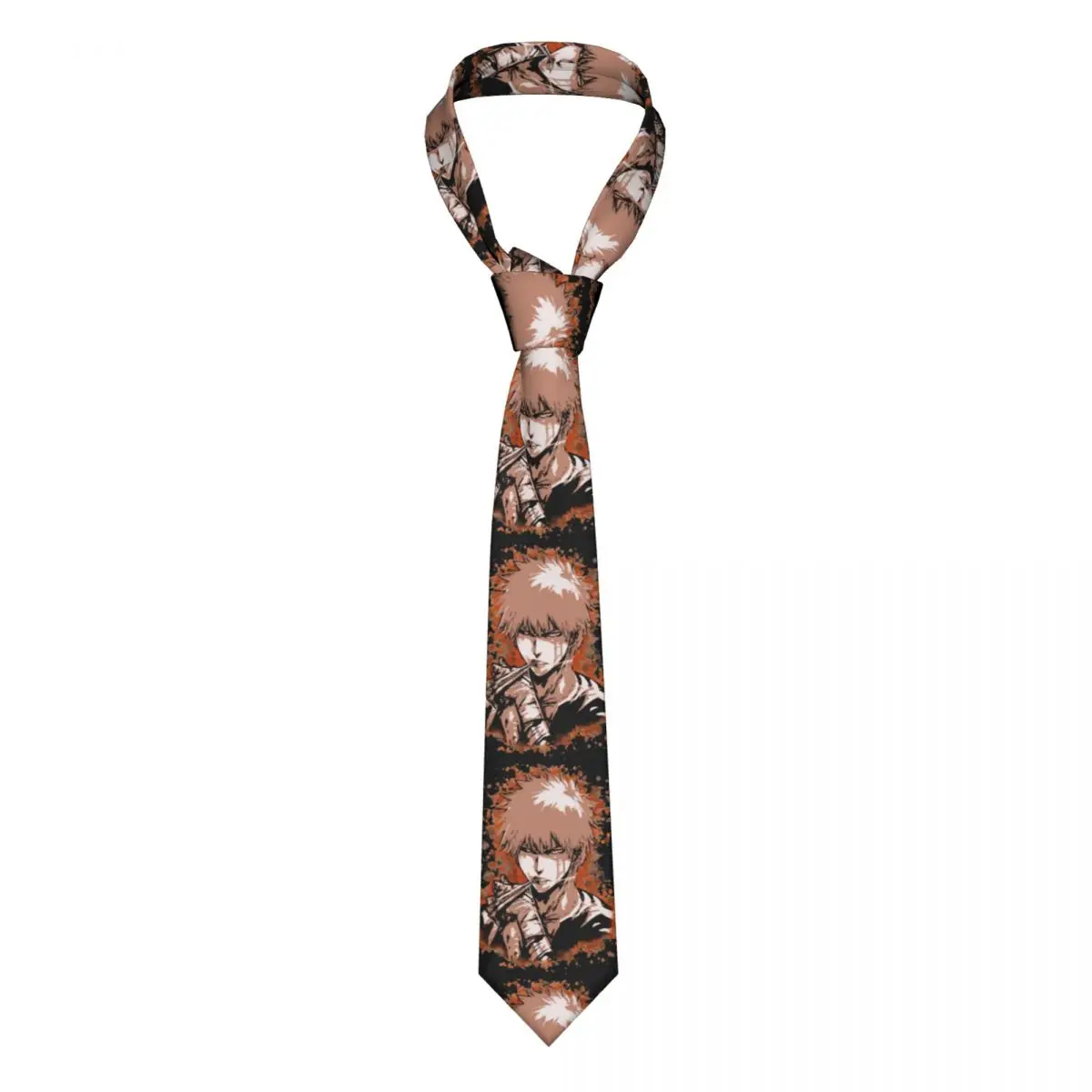 

Стандартные Галстуки унисекс, тонкий полиэстер, 8 см, классический галстук Hitsugaya для мужчин, повседневная одежда, галстук для свадьбы, Коспле...