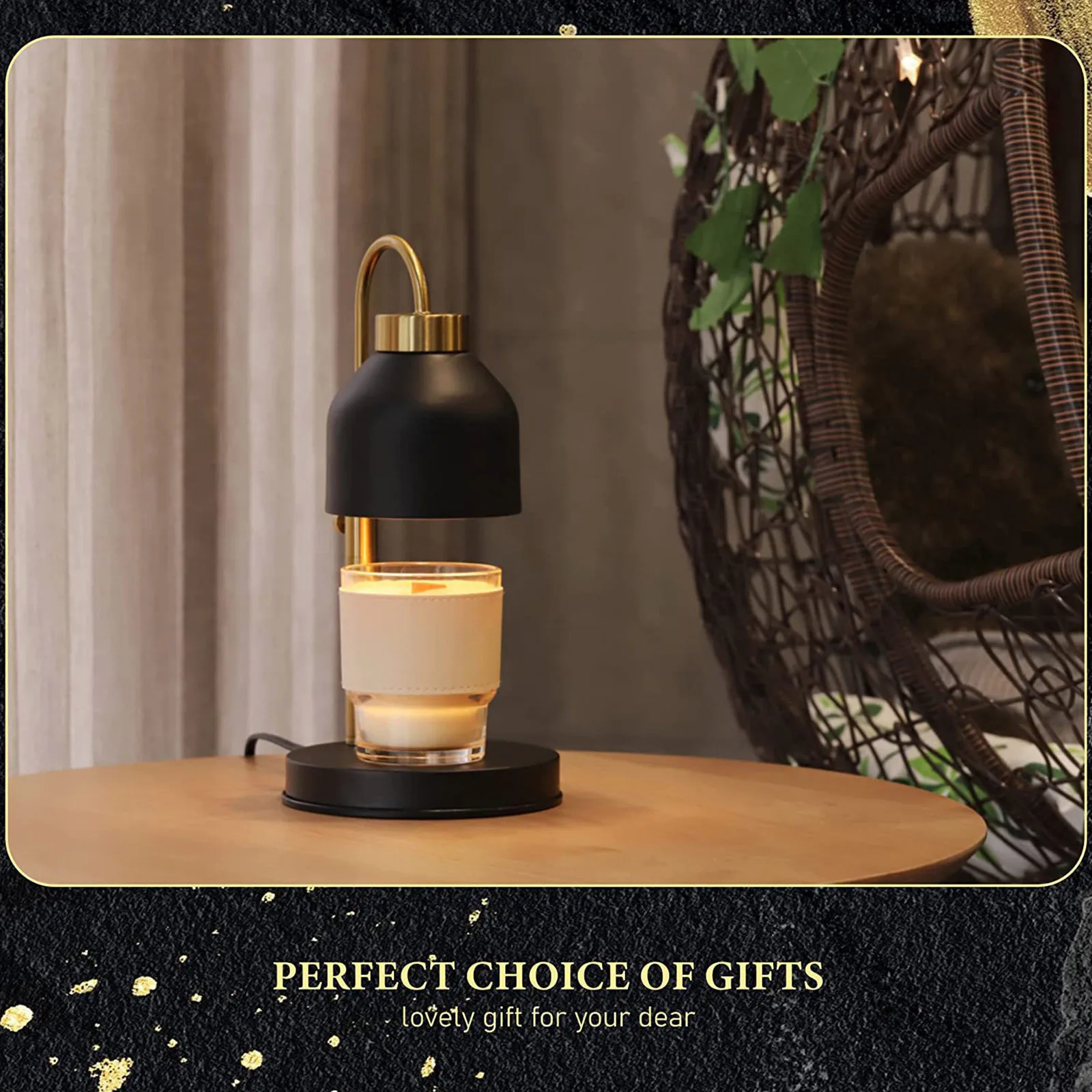 Современная лампа для подогрева свечей металлическая восковая горелка ретро