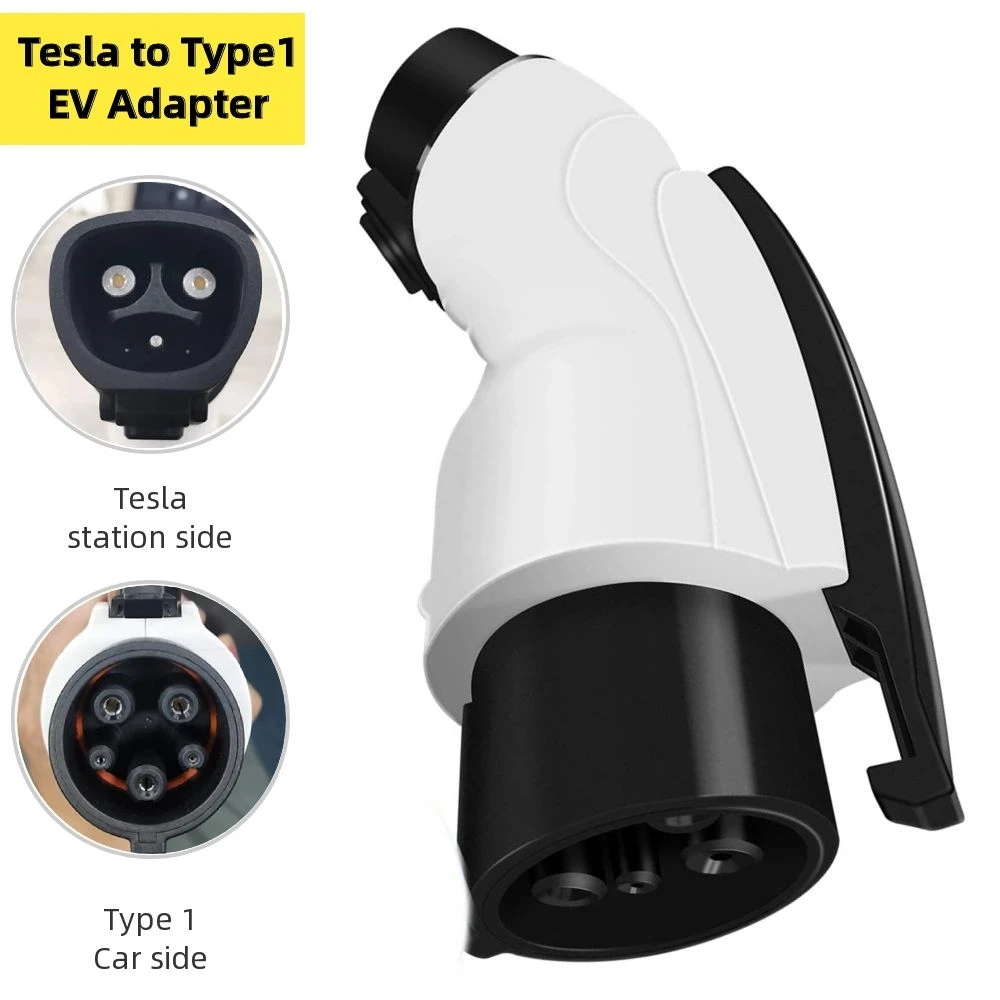 

TESLA to Type1 SAE J1772 Electric Vehicle Car Accessories EV Charger Connector Tesla to Type 1 EVSE Adapter Socket AC 40A 250V