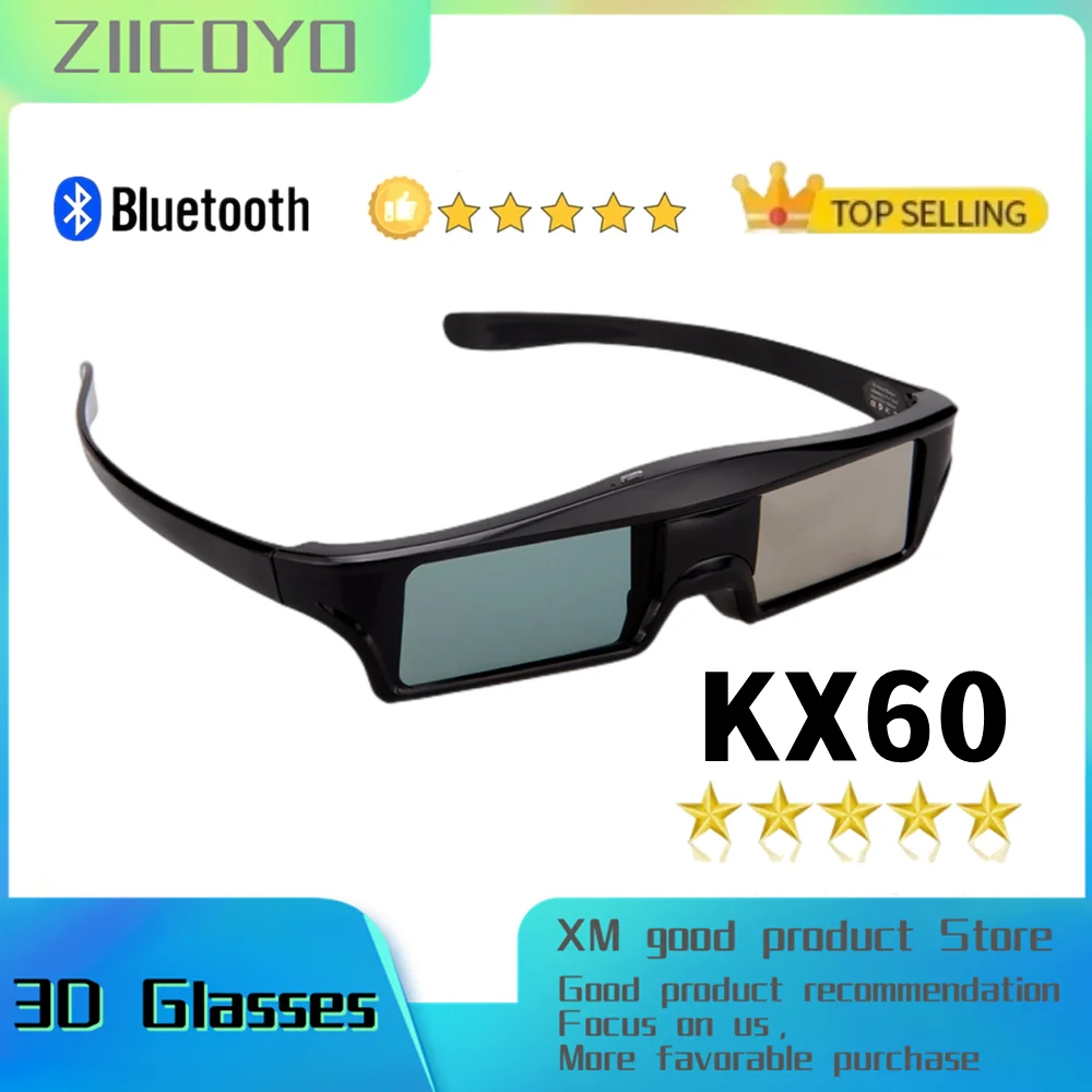 

1pcs Bluetooth Active Shutter 3D glasses for Samsung SSG-5100GB Replacement Sony Panasonic 3D TV Epson RF 3D Glasses ELPGS03