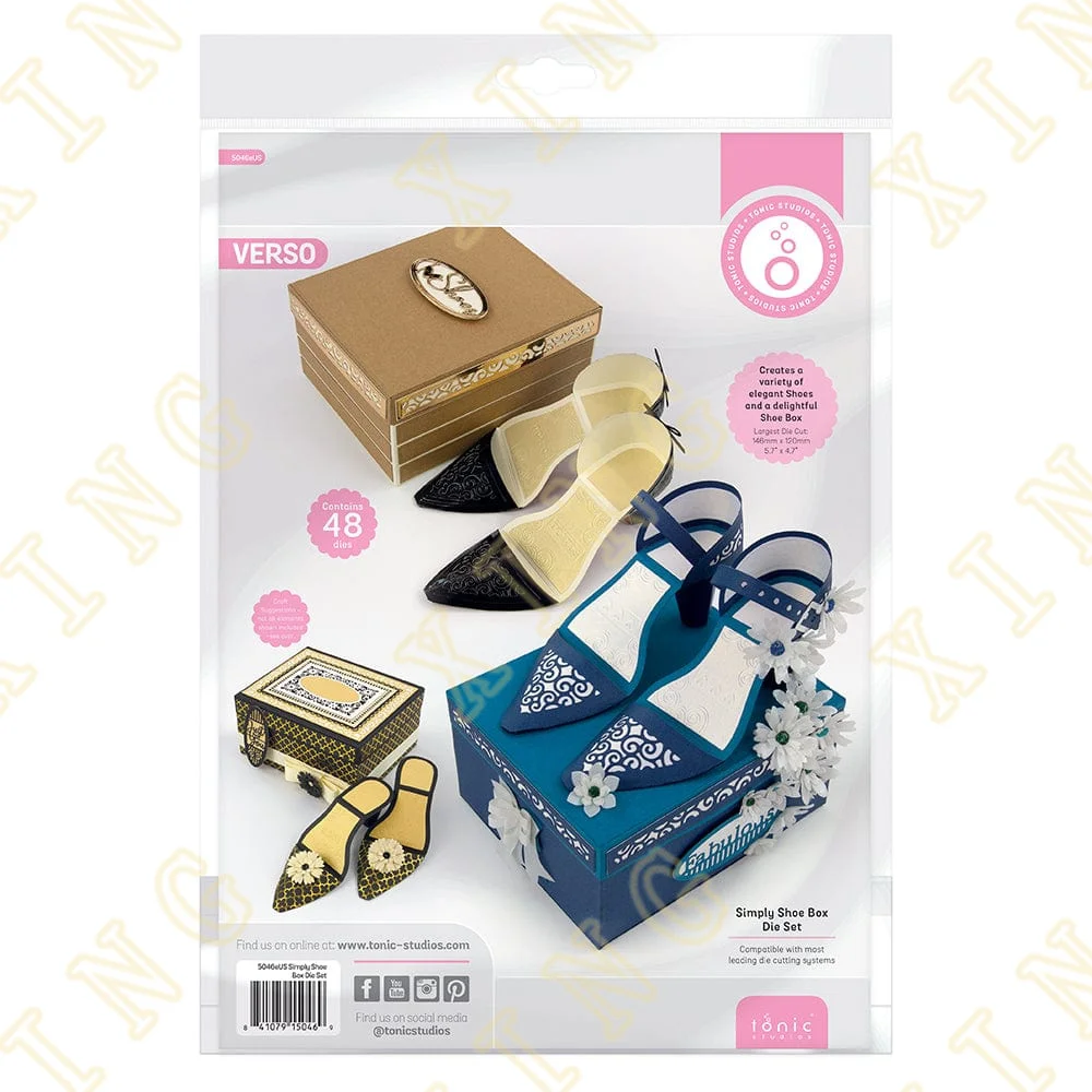 

New Arrival Simply Shoe Box Metal Cutting Dies Scrapbook Diary Decoration Stencil Embossing Template Diy Greeting Card Handmade