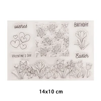 grass clear stamps for diy scrapbooking crafts stencil fairy rubber stamps card make photo album sheet decoration