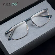 VICKY Business Photochromic Reading Glasses Men Metal Myopia Sport Prescription Eyeglasses Hyperopia Optical Frame Eyelasse 2065