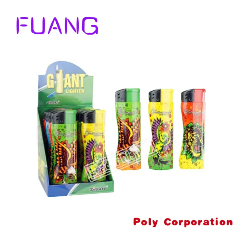 

custom waterproof lighter display counter top cardboard lighter display stand