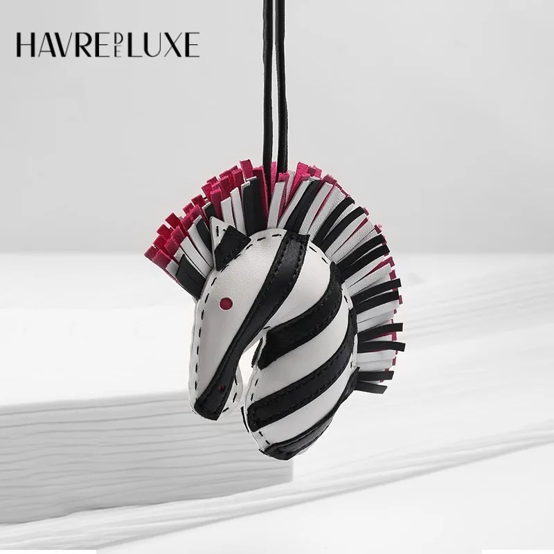 Bag Charm Luggage Accessories For Knitted Big Brand High-grade DIY Handbag Ornaments For Women's Bag Zebra Head Handmade Parts