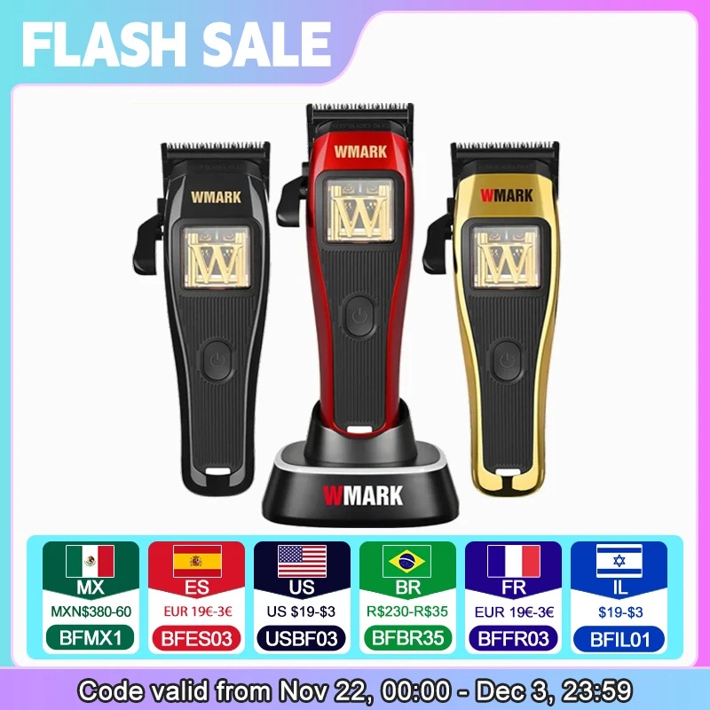 WMARK NG-X1 Профессиональные Машинки Для Стрижки Волос Мужчин Магнитный