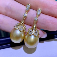hot pearl earrings mountings earrings findings settings jewelry parts fittings drop earrings accessories