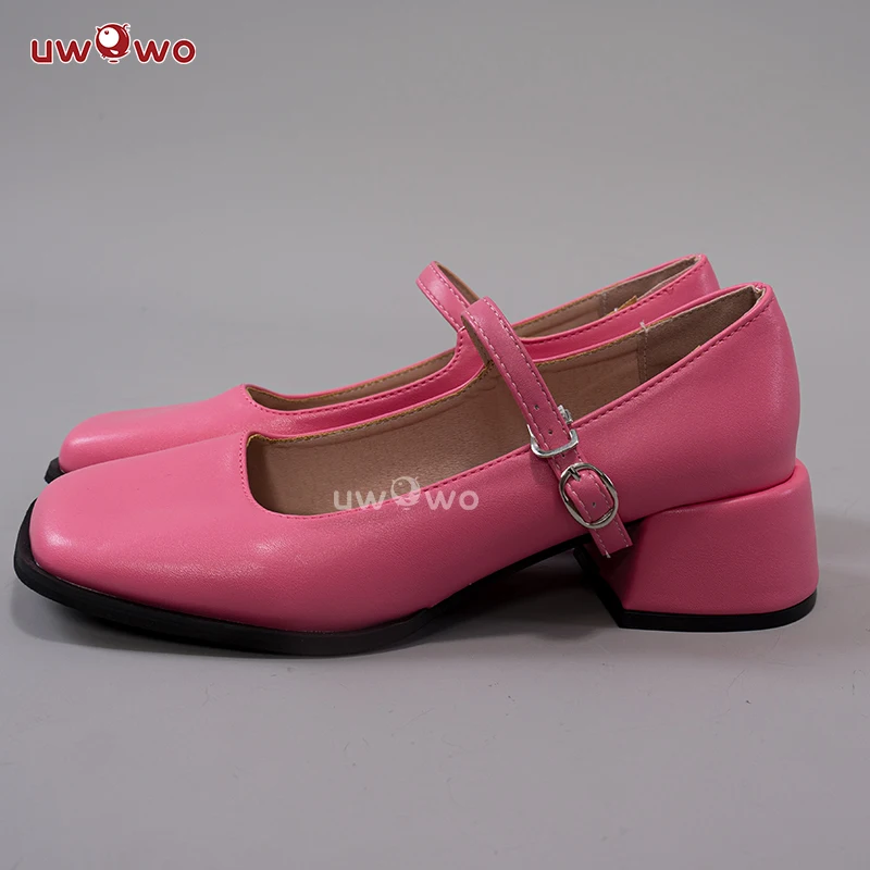 Обувь для косплея UWOWO Rubyy Hoshinoo Idoll Stagee Performance Ver. Кожаные ботинки на высоком каблуке