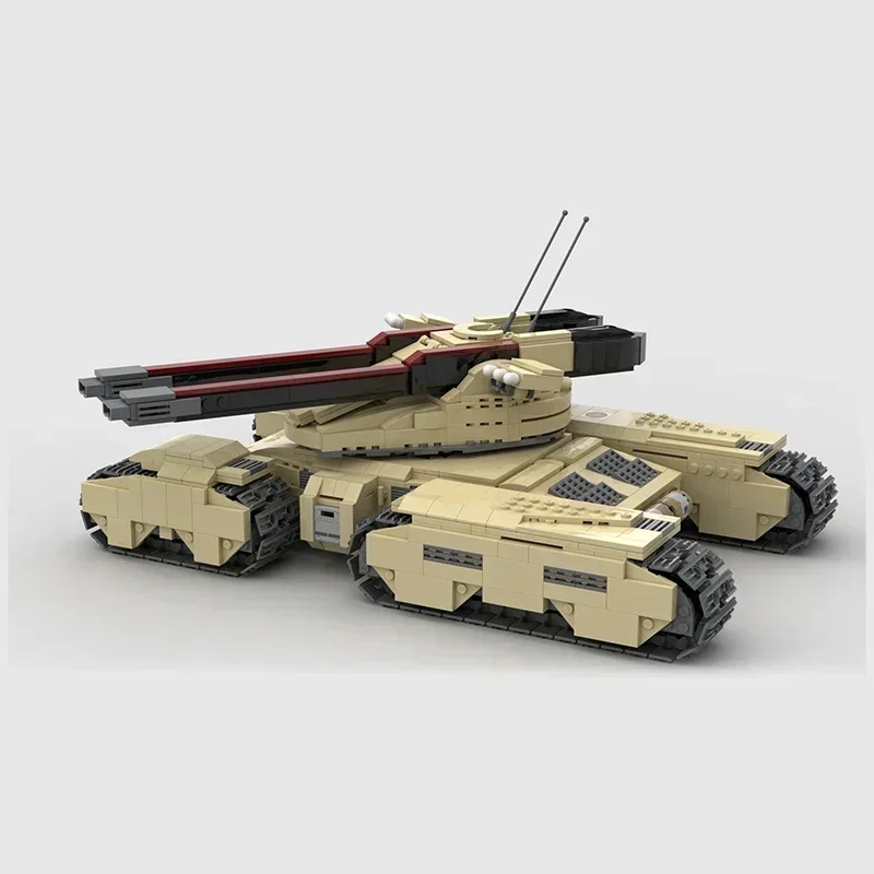 Модель военного автомобиля Moc, строительные кирпичи, GDI Mammoth MK-3, технология танка, модульные блоки, подарки, рождественские игрушки, наборы «сделай сам», сборка (art.: 3920d228bb0ed) - 3920d228bb0ed